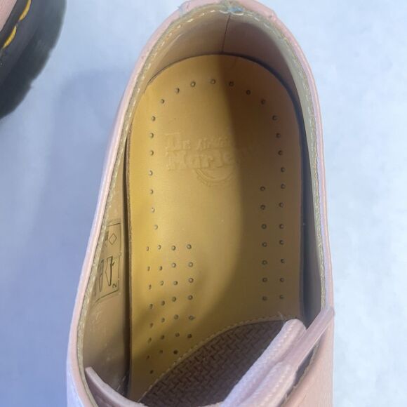 Dr. Martens 24256 Virginia Beige Pink Oxford Shoes Women's Size 7 - Picture 6 of 16